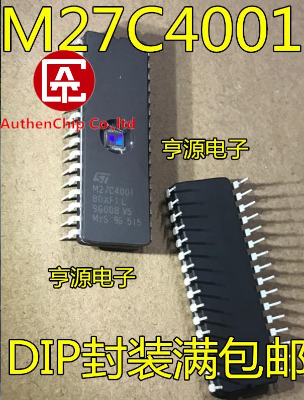 10pcs 100% ο M27C4001 M27C4001-80XF1 M27C4001-80XF1L DIP